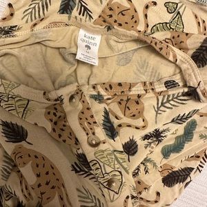 Kate Quinn women’s curry leopard pajama set